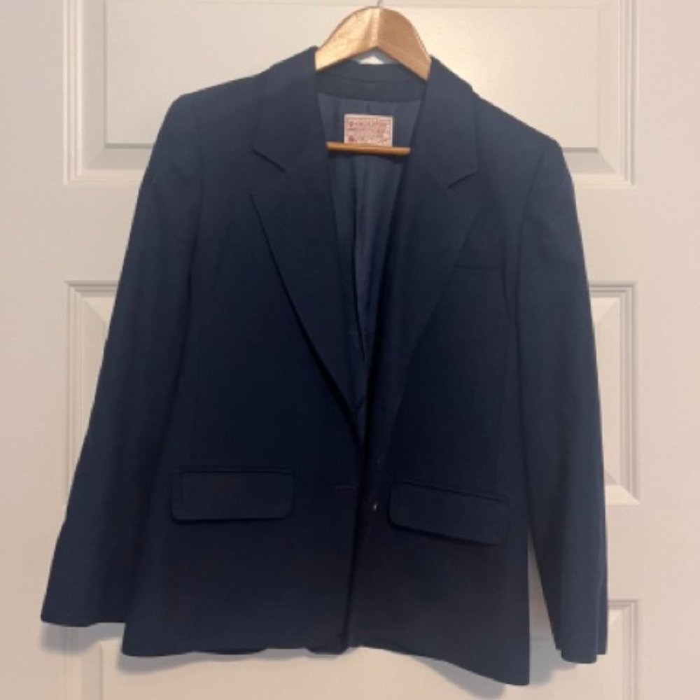 Petite Pendleton Vintage Signature Classic Wool Blazer Jacket
